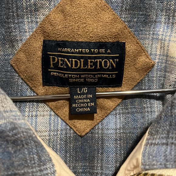 Pendleton Sherpa Teddy Flannel Trim Jacket - Picture 6 of 7
